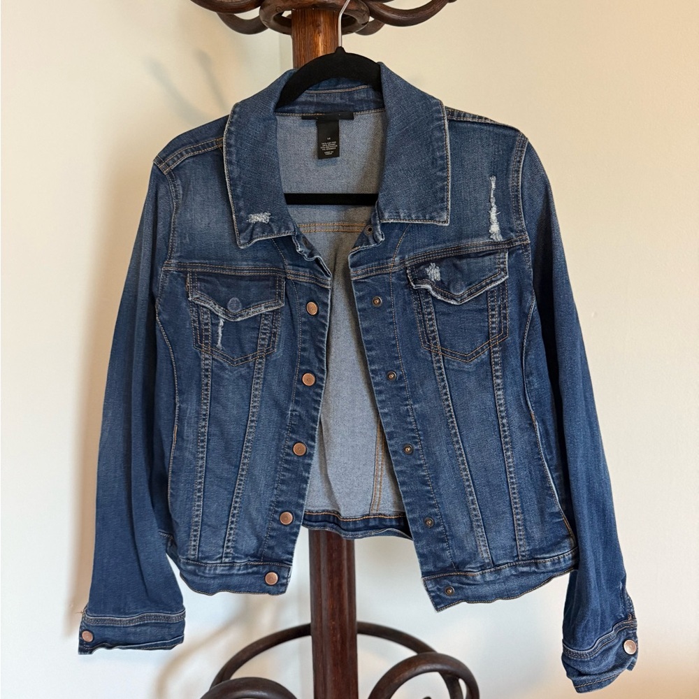 Lane Bryant Classic Blue Denim Jacket